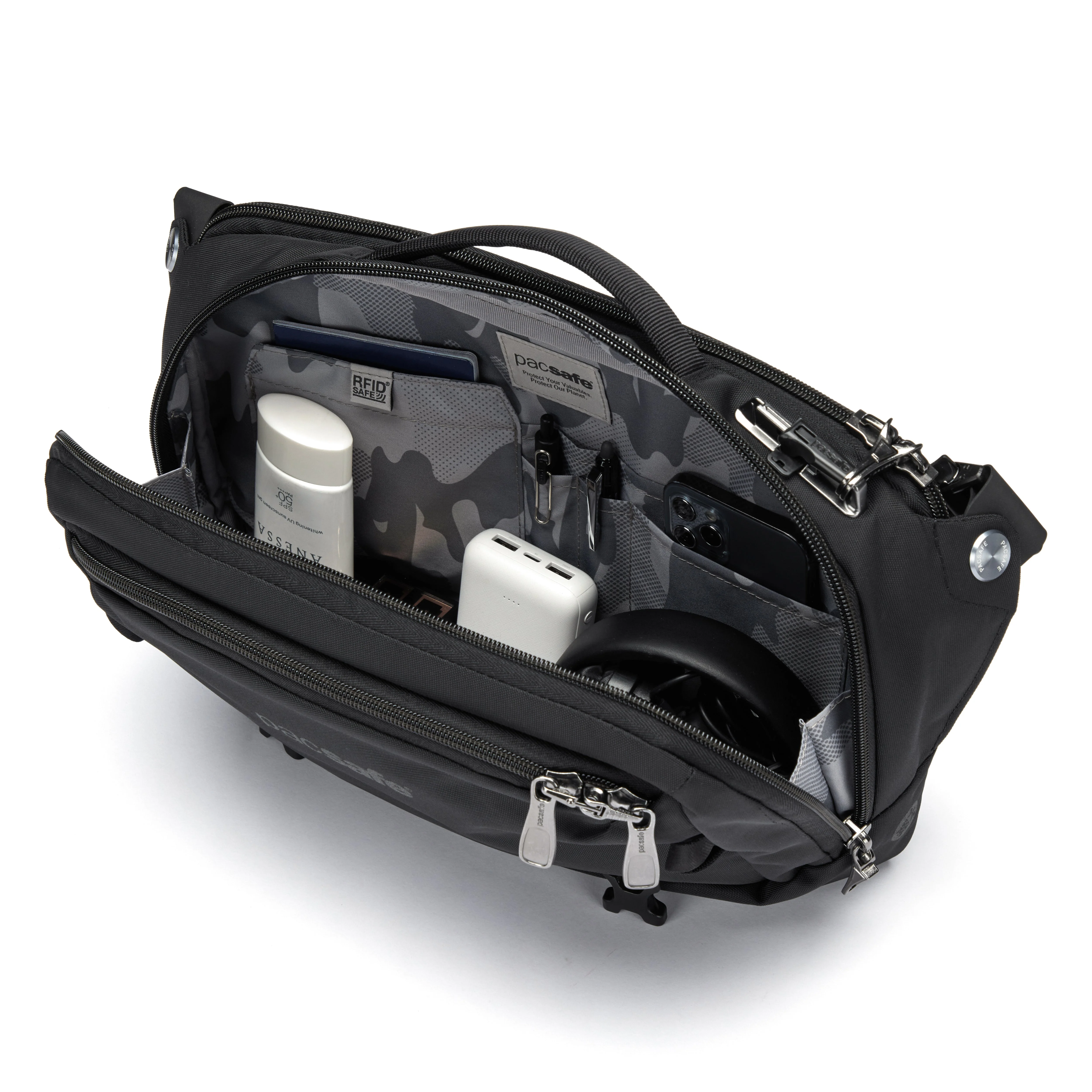Pacsafe® EXP 12" anti theft sling crossbody - Image 8