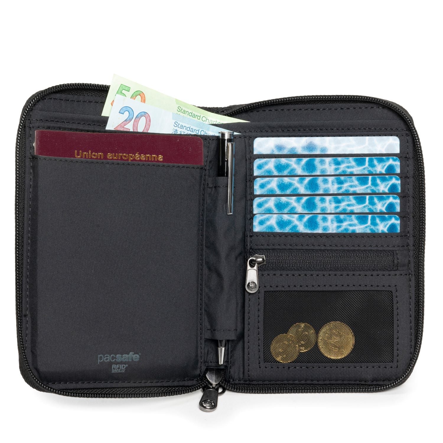 Pacsafe® RFIDsafe™ RFID blocking compact travel organizer - Image 14