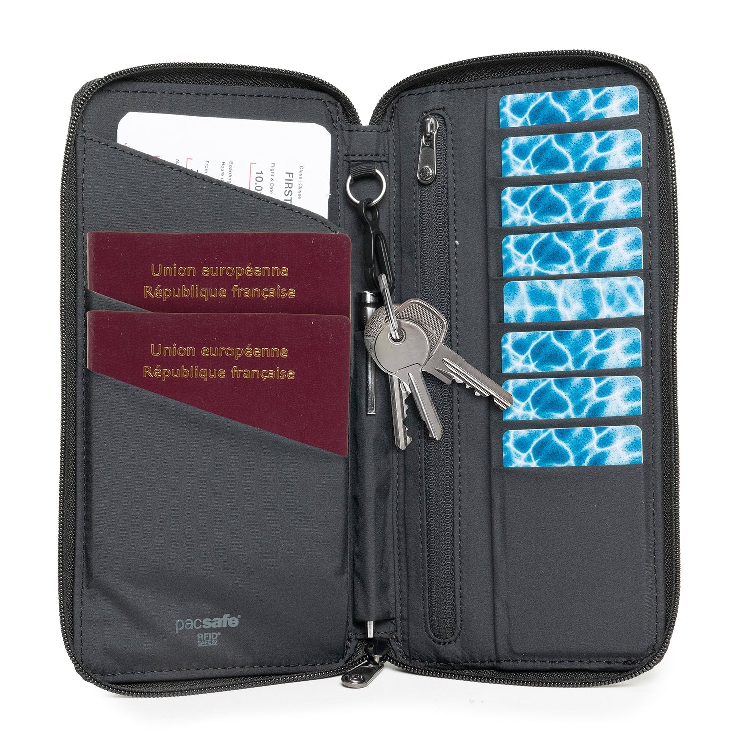 Pacsafe® RFIDsafe™ RFID blocking travel wallet - Image 15