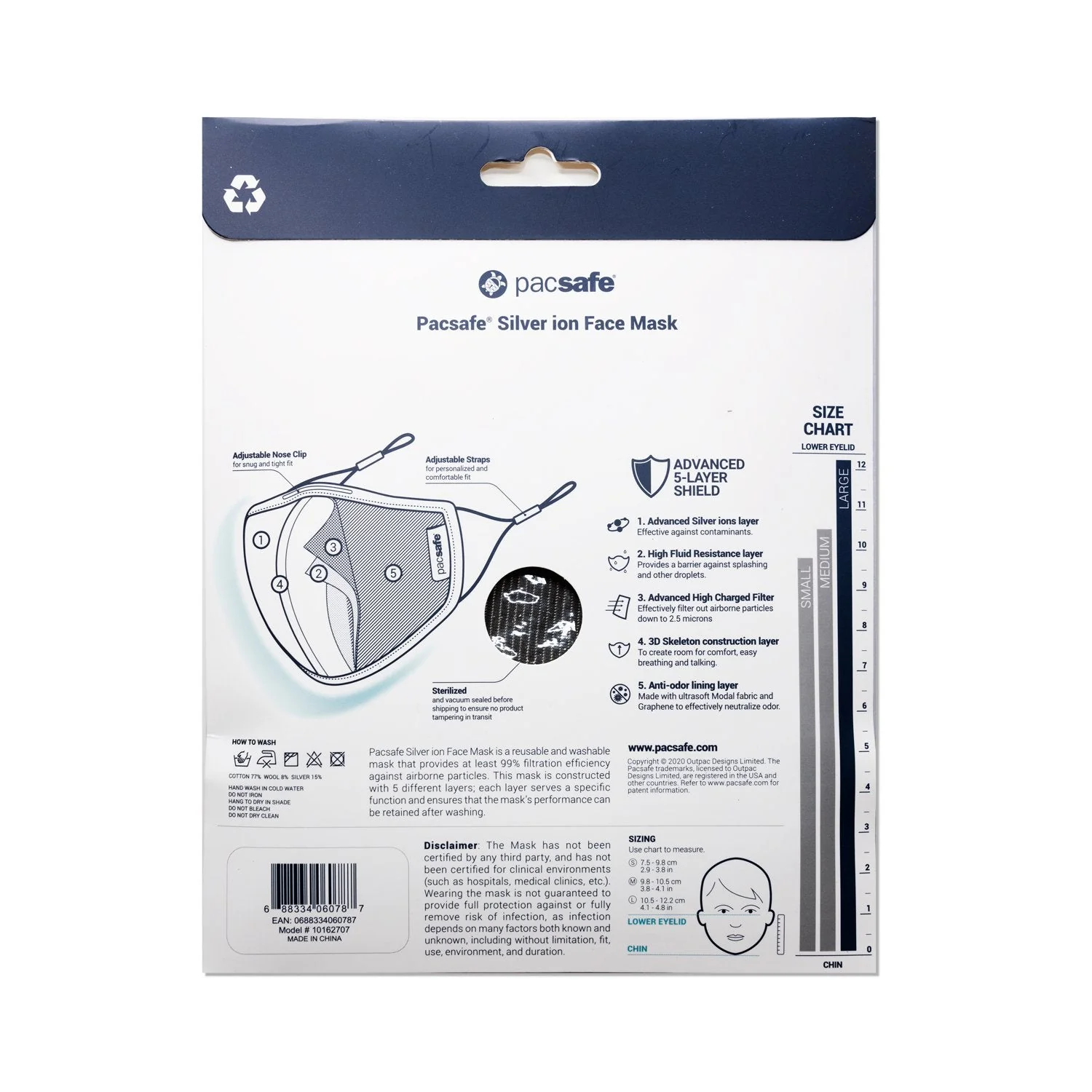 Protective & Reusable Silver iON Face Mask - Image 21