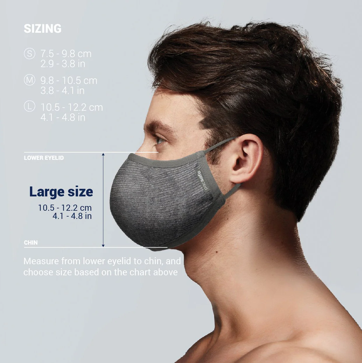 Protective & Reusable Silver iON Face Mask - Image 8