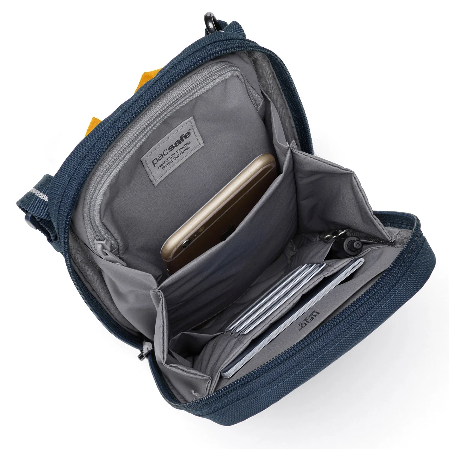 Pacsafe® RFIDsafe™ RFID blocking tech crossbody - Image 20