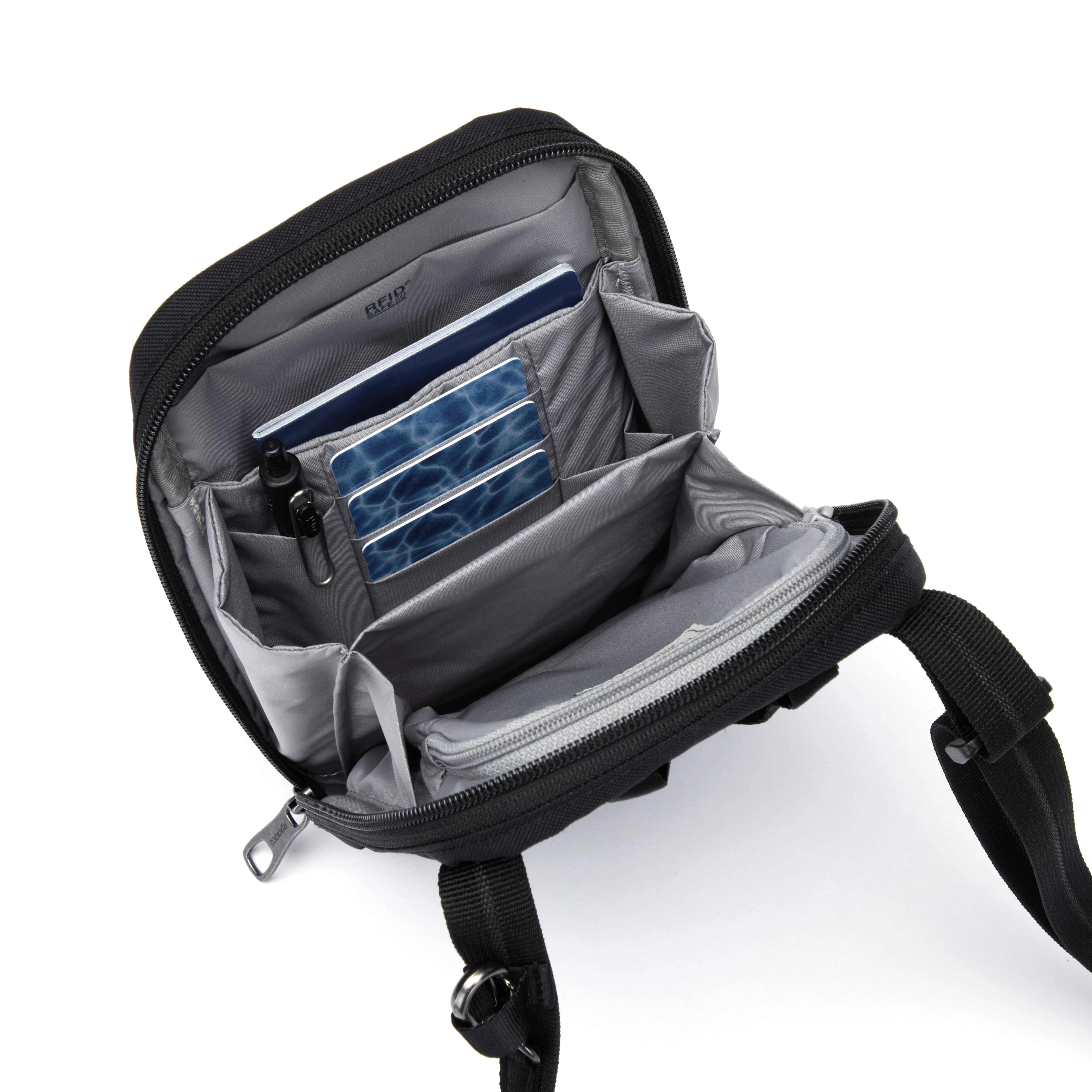 Pacsafe® RFIDsafe™ RFID blocking tech crossbody - Image 30