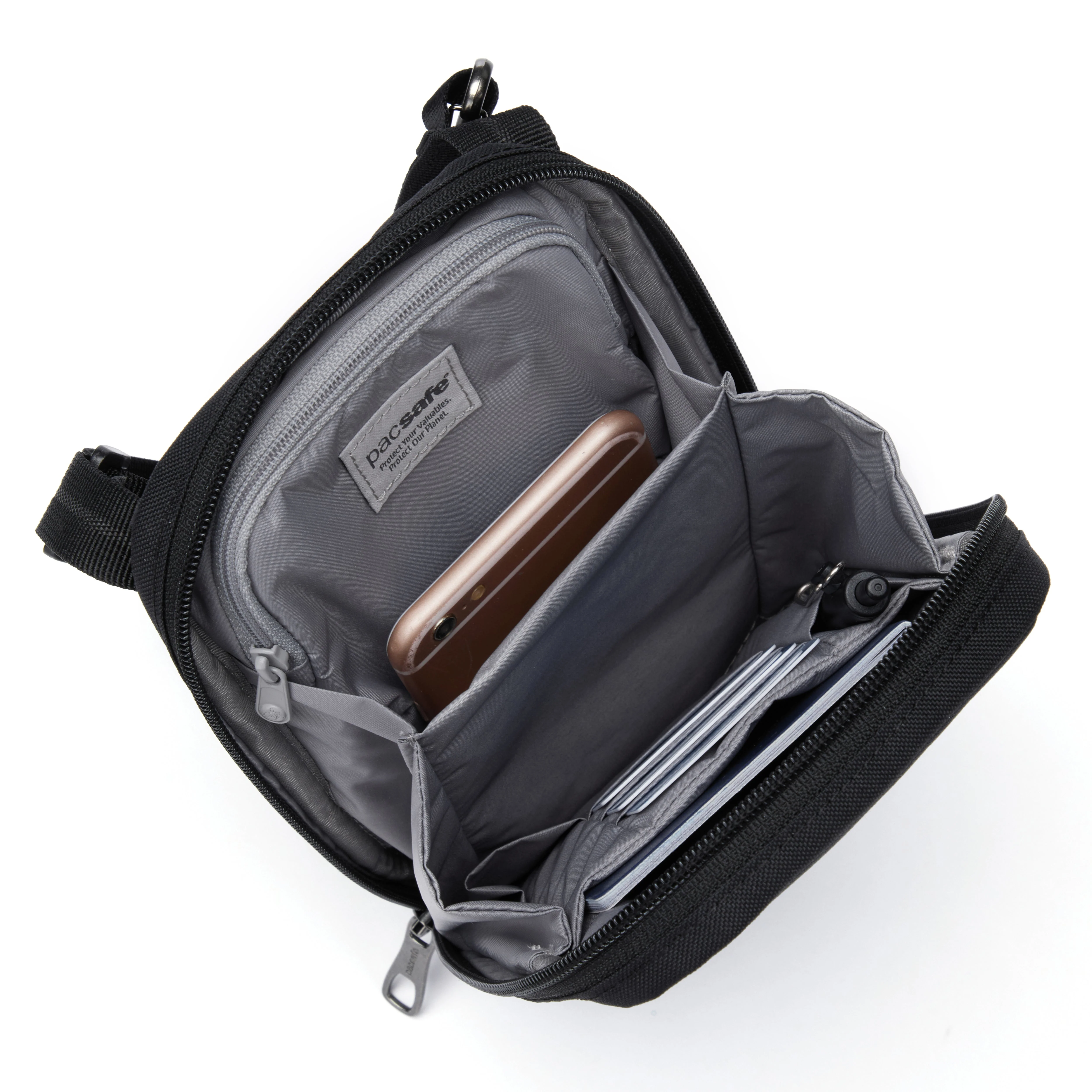 Pacsafe® RFIDsafe™ RFID blocking tech crossbody - Image 31
