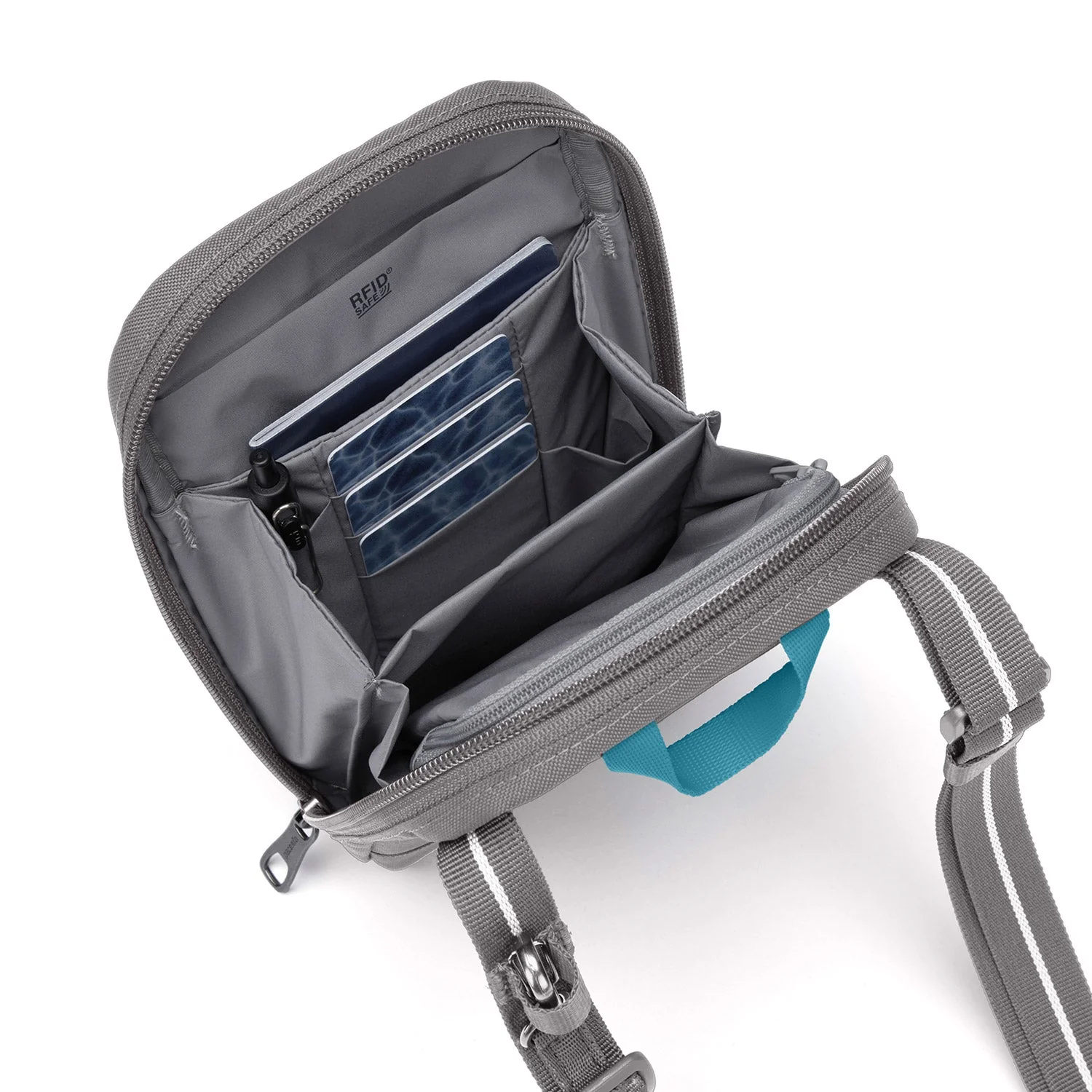 Pacsafe® RFIDsafe™ RFID blocking tech crossbody - Image 7